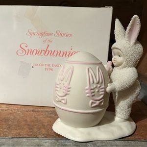 Department 56 Snowbunnies “I’ll Color the Easter Egg”